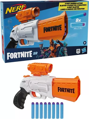 Nerf Lanzad Fornite Elite Dardos Respues