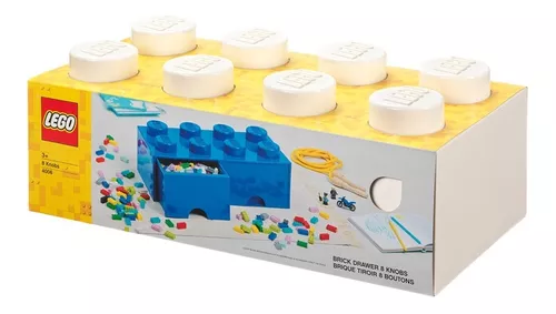 Lego 2 cones Blanco Caja para almacenamiento