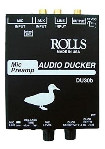 Rollo Du30b Mic Preamplificador Audio Ducker