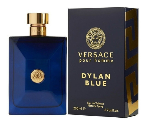 Perfume Versace Dylan Blue Pour Homme Edt 200 ml Original