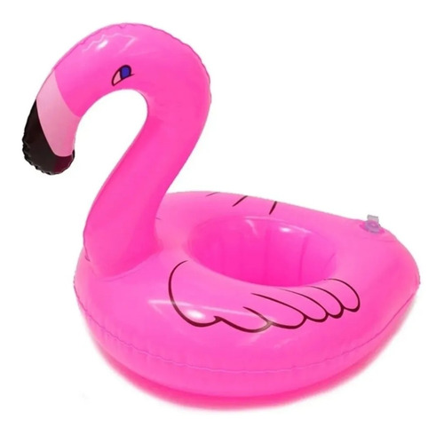 10 Piezas De Flotadores Portavasos De Flamingo!! Promoción!!
