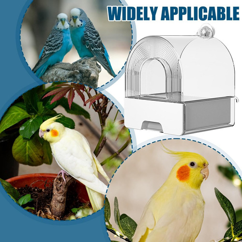 Baño De Aves Para Jaula - 9.45 Pulgadas De Bañera De Loro