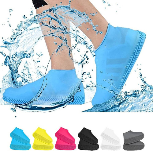 Forro Protector Impermeable Para Zapatos Silicon Para Lluvia