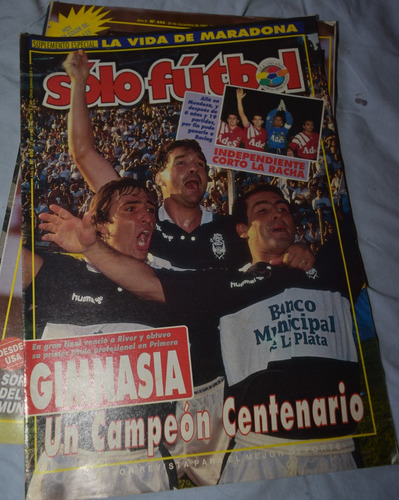 Revista Solo Futbol  Gimanasia Un Campeon Centenario