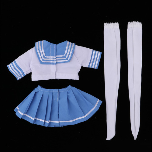 Hermosa Uniforme De Escuela Miniatura Para Muñeca Femenina