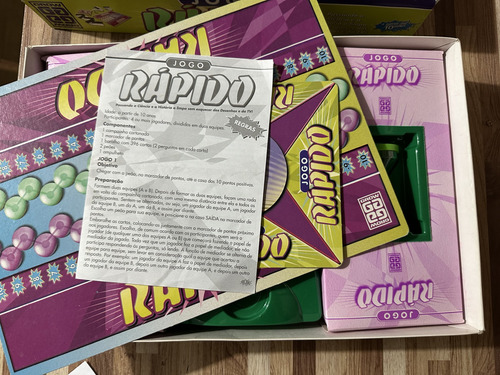 Jogo Clube Grow + Jogo Rápido + Com Que Letra? (Usado)