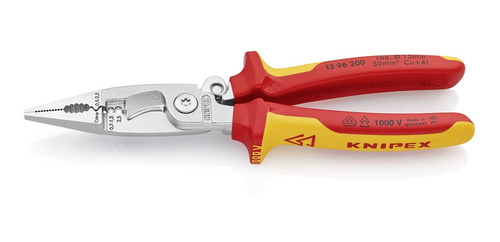 Knipex 13 96 200 Alicates Para Instalación Eléctrica Vde Pro