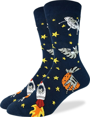 Calcetines Good Luck Sock Para Hombre Con Diseño De Gato Esp