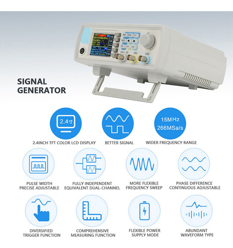 30mhz Generador De Señal Dds, Contador,doble Canal