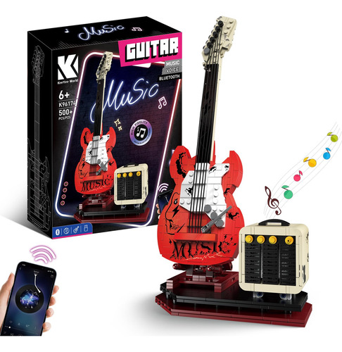 Juego De Construcción Guitarra Lego Modelo Interactivo 0 Versión Del Personaje