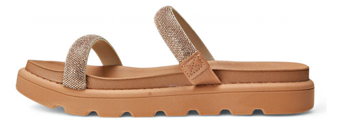 Papete Vizzano Plataforma Casual Dourado