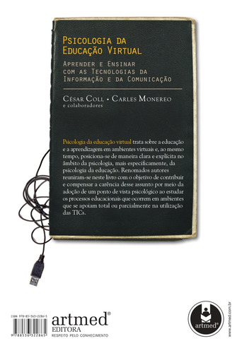 Psicologia Da Educação Virtual: Aprender E Ensinar Com As Tecnologias Da Informação E Da Comunicação, De Coll,césar; Monereo,carles. Editora Penso, Capa Mole, Edição 1 Em Português, 2010