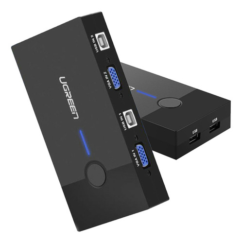Hub Comutador Kvm Switch 2 In 4 Usb 2.0/vga Ugreen