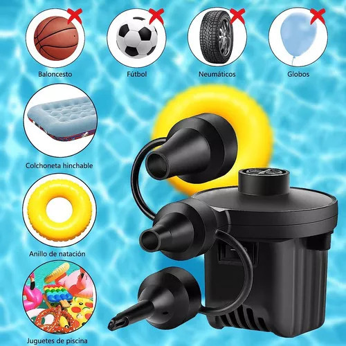 Bomba De Ar Elétrica Para Encher Colchão De Piscina Inflável