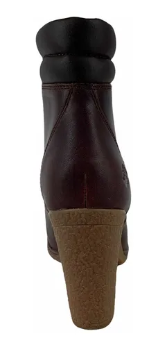 Botas Timberland Mujer Tillston Tacon Vino A1h1j Look Trendy