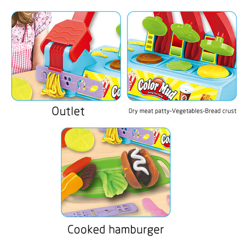 Juego De Hamburguesas Y Hot Dog, Juego De 10 Herramientas, M