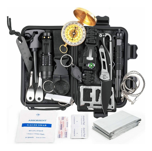 Kit De Supervivencia De Emergencia Multiherramienta 18 En 1