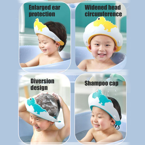 Champú Impermeable Para Baby Shower, Orejas Suaves, Baño De