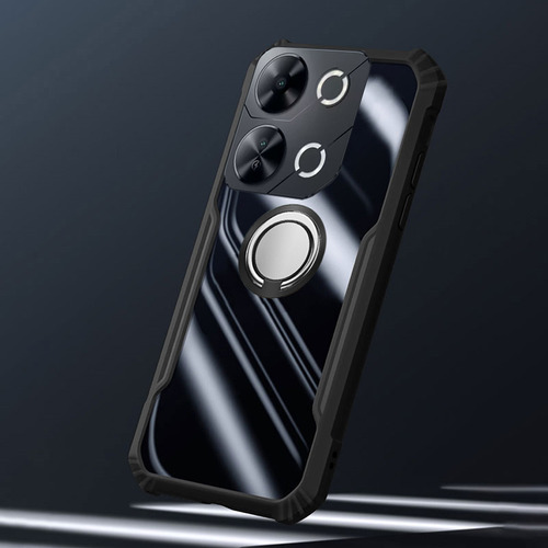 Funda Para Itel P65 5g Suave Marco Claro Anillo+mica