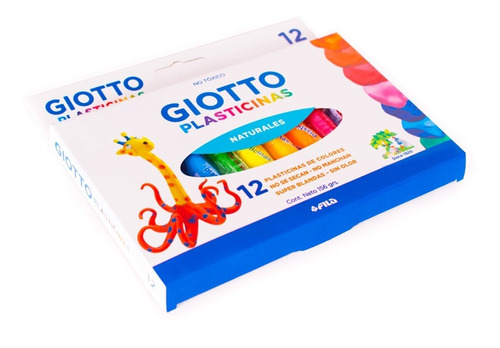 Plasticina Giotto Natural 12 Colores Distribuidora Lv