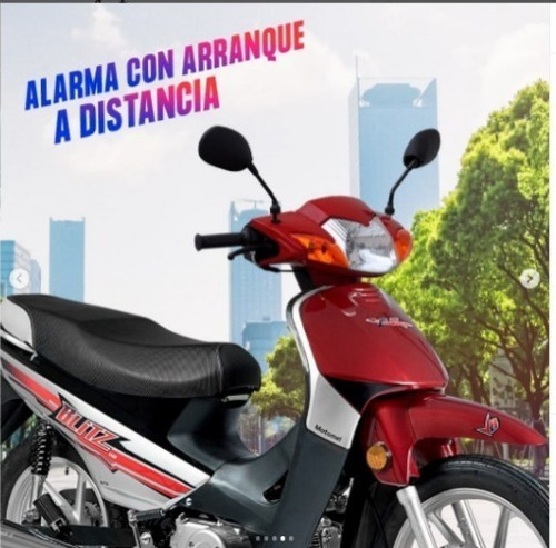 Imagen 11 de 18 de Motomel Blitz Full Con Alarma 110 Rojo V8 0km 2023 Ap Motos