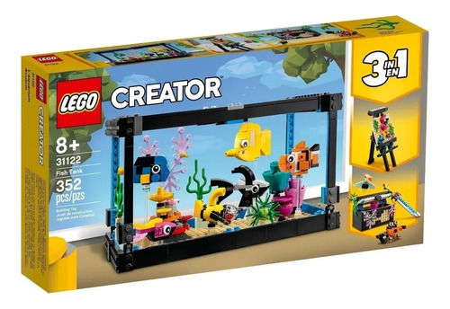 Lego Creator Acuario 3 En 1 Fish Tank 352 Piezas - 31122