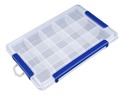 Caixa Organizadora Transparente, Recipiente, 15 Grade Grande