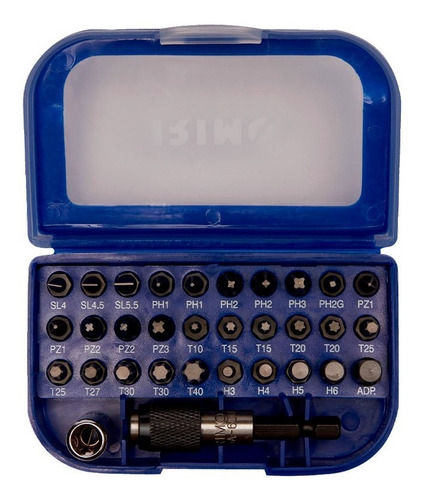 Juego De Puntas Para Destornillador Irimo 475-32-1 32 Pz
