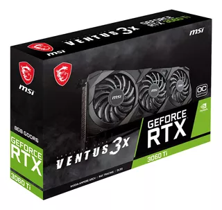 Msi - Tarjeta De Video - Nvidia Geforce Rtx 3060 Ti Ventus