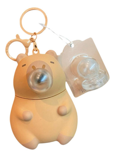 3 Llavero De Silicona De Capibara, Accesorios Para Bolso De