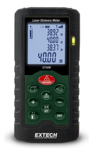 Extech Dt40m Medidor De Distancia Con Láser