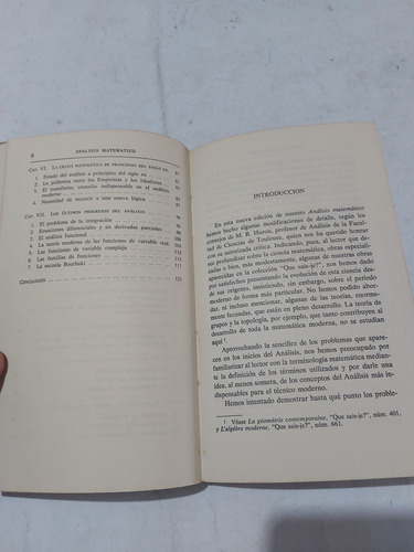 Libro Historia Análisis Matematico André Delachet (Usado)