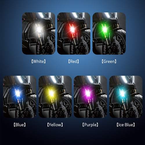 4 Luces Led Inalámbricas Para Coche Con Control Remoto