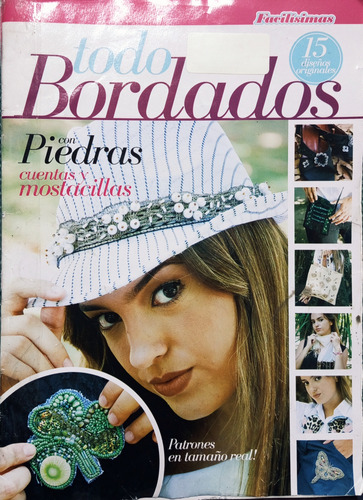 Todo Bordados Con Piedras, Flores X 3 Revistas, Facilisimas