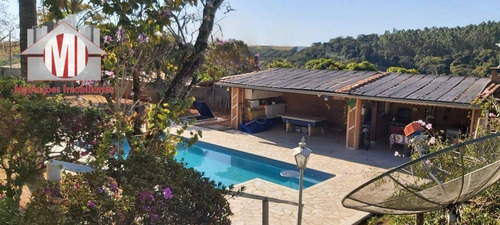Linda Chácara Com 2 Dormitórios, Piscina, Pomar, À Venda, 1500 M² Por R$ 680.000 - Zona Rural - Pinhalzinho/sp - Ch0737