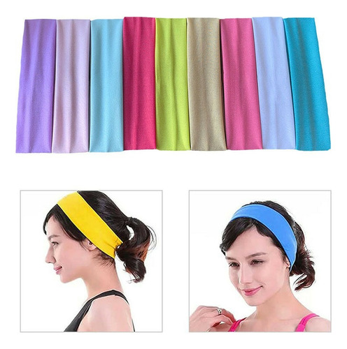 14 Piezas Banda Para Cabeza Vinchas Turbante Mujer Headwrap