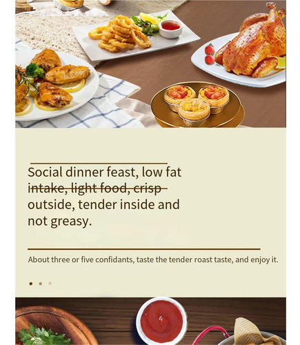 7l Capacidad Blanca Smart Touchscreen Air Fryer