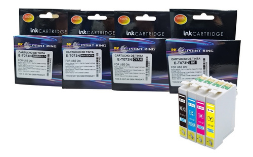 Combo 4 Cartuchos Genericos Para Epson Cx5600 Cx4900 Cx3900