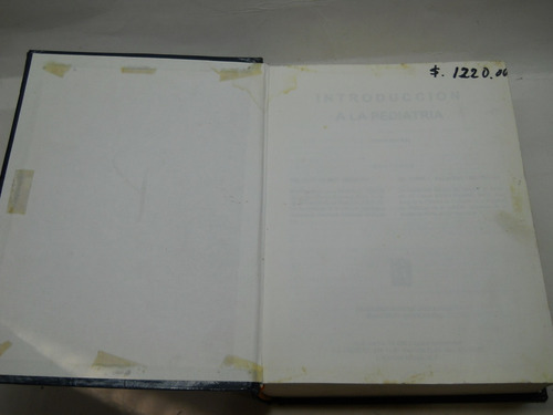 Introduccion A La Pediatria Games Palacios 6a Ed 1997 Unam (Usado)