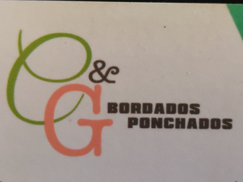 Bordados Y Ponchados C&g, Bordados Computarizados