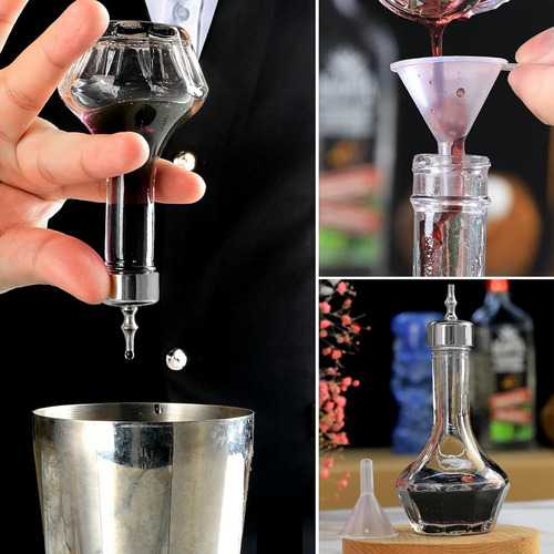 Juego De Botellas Dasher Bitters Top Profes De 3 A 1.7 Oz/50