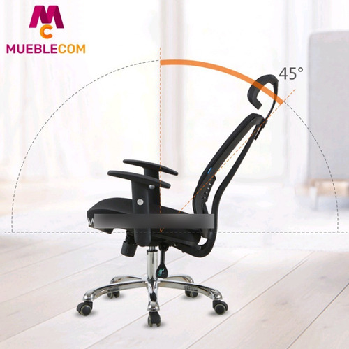 Imagen 3 de 7 de Silla Sillón Oficina Ergonómica Reclinable Escritorio Ejecut