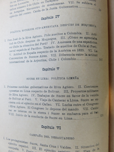 Gonzalo Bulnes Ultimas Campañas De La Independencia Del Perú (Usado)