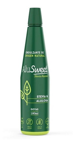 Stevia Y Alulosa Gotas 180 Ml. Biofoods. Agronewen