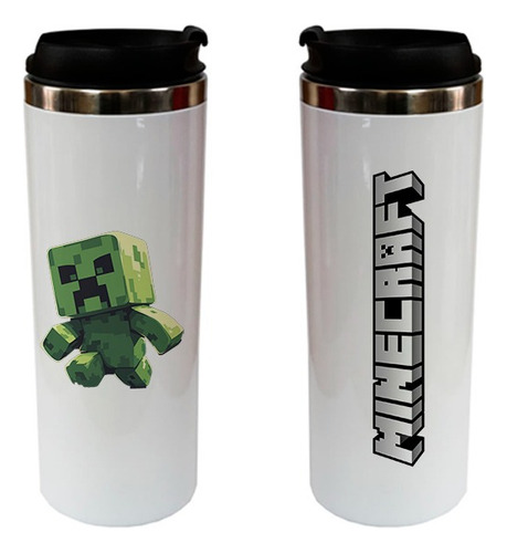¡termo E Minecraft 400ml - Acero Alta Calidad! Mnkraf04