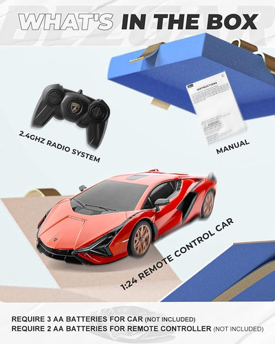 Lamborghini Sián Fkp 37 Coche Rc A Escala 1:24 Juguete