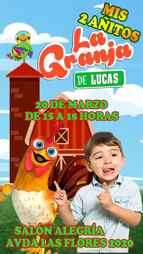 Tarjeta Invitación Cumpleaños Con Foto