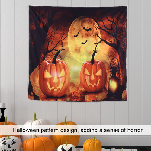 Alfombra Colgante De Pared Con Fondo De Tapiz De Halloween