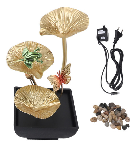 Fonte De Mesa, Decoração De Pedras De Fluxo De Água De 3 Cam