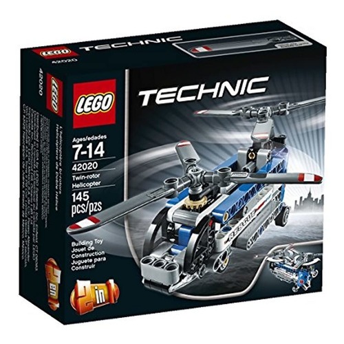 Lego Technic 42020 - Kit De Helicóptero Doble Rotor